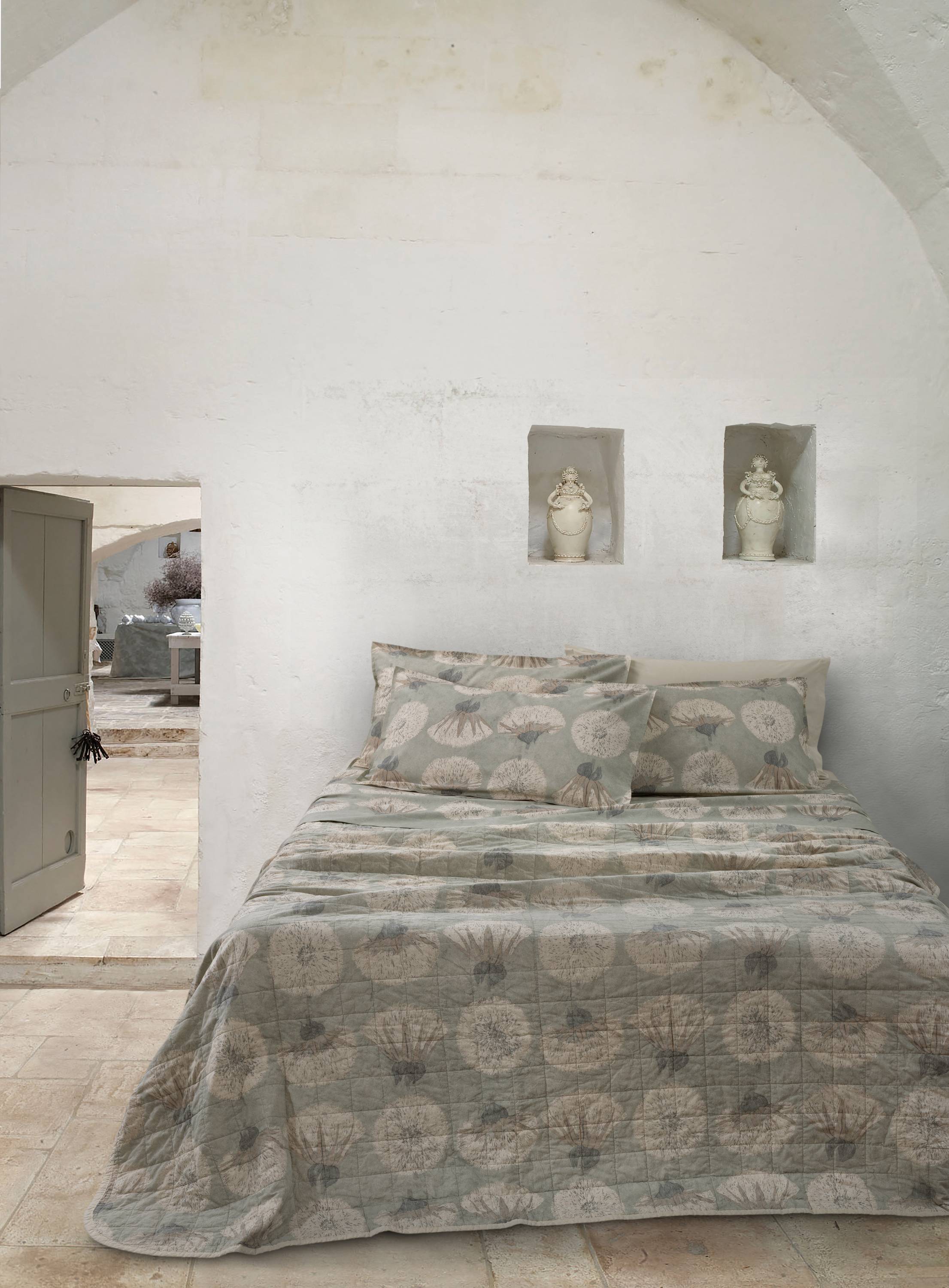 COPRILETTO TRAPUNTATO MATRIMONIALE TARA GABEL SABBIA