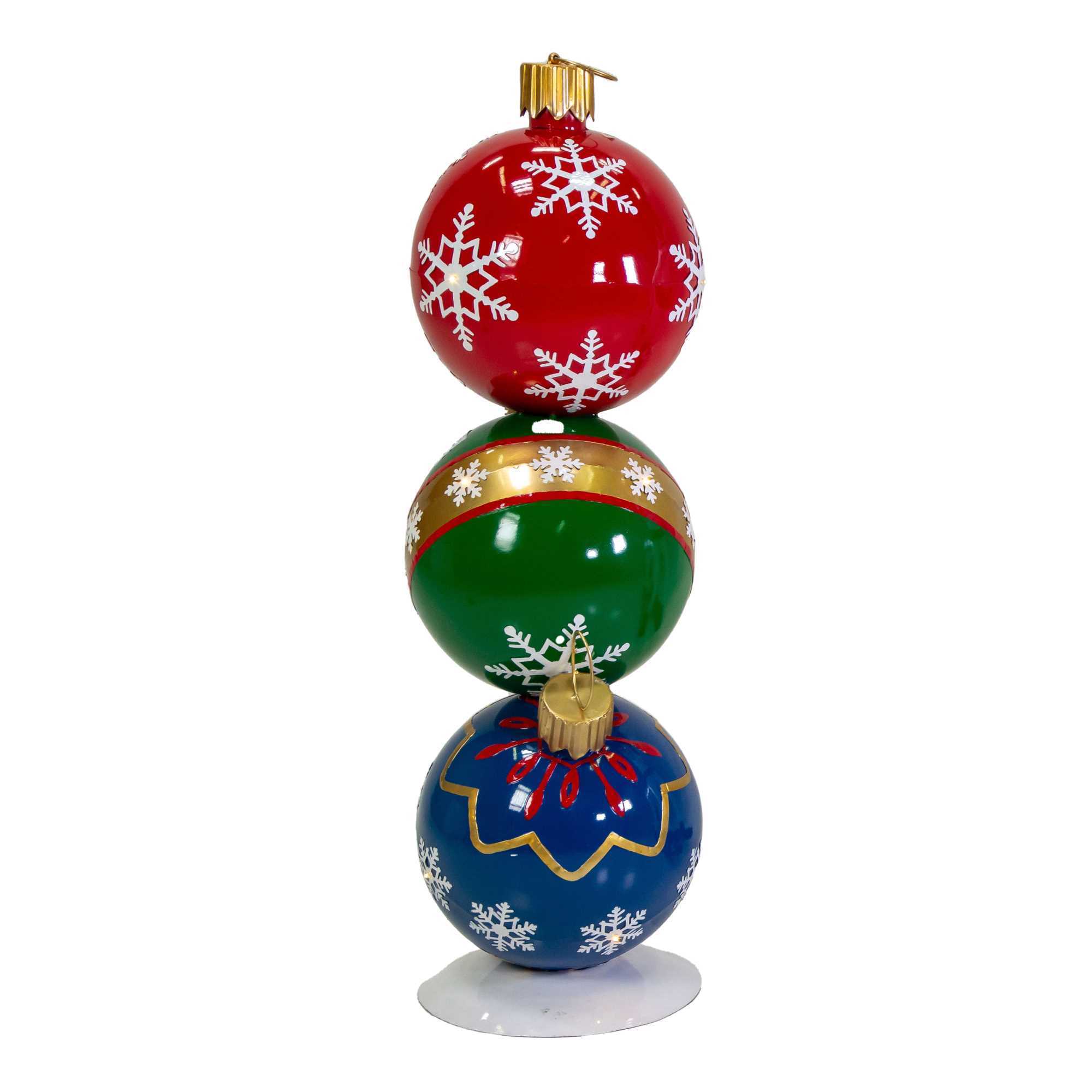 SFERA METALLO TRIO ROSSO/VERDE/BLU H103 638864