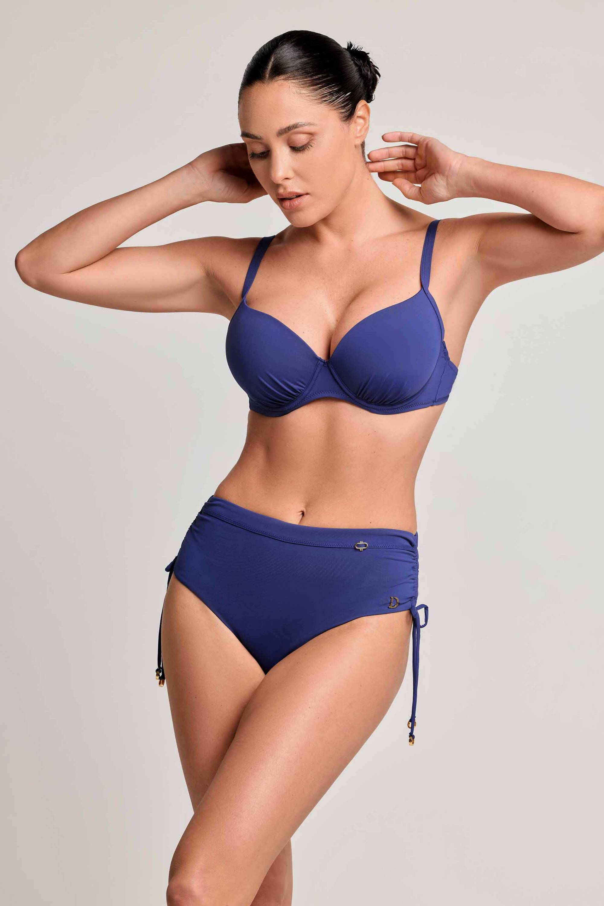 GINEVRA PADDED BIKINI DA26-004 NAVY BLU