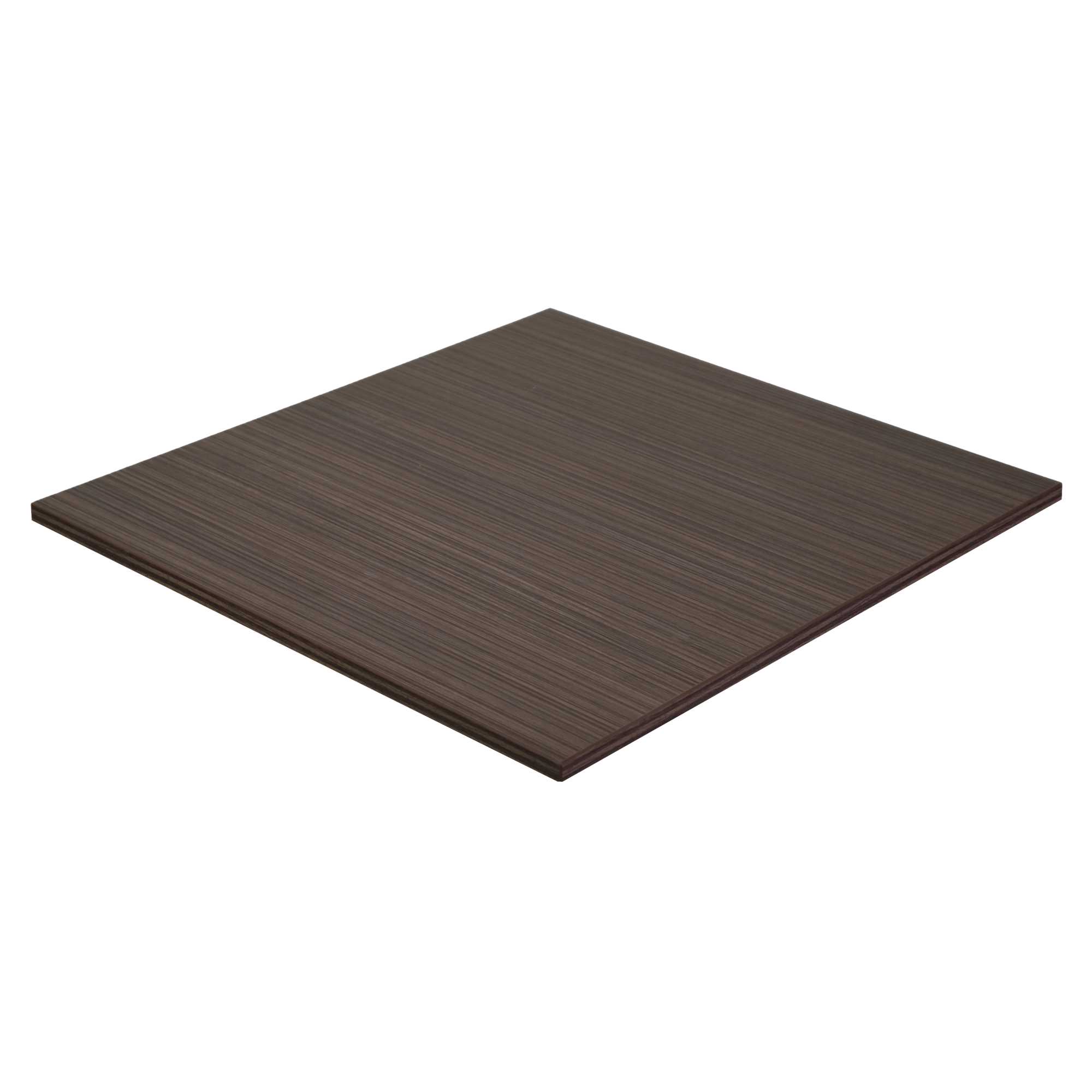 Top tavolo nobilitato noce moderno quadro cm80x1,8x80