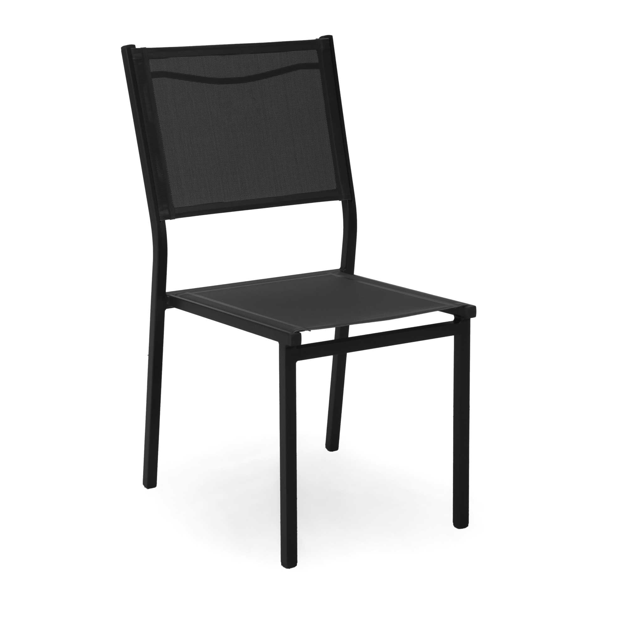 SEDIA FORMENTERA ANTRACITE CM55X46H43/88