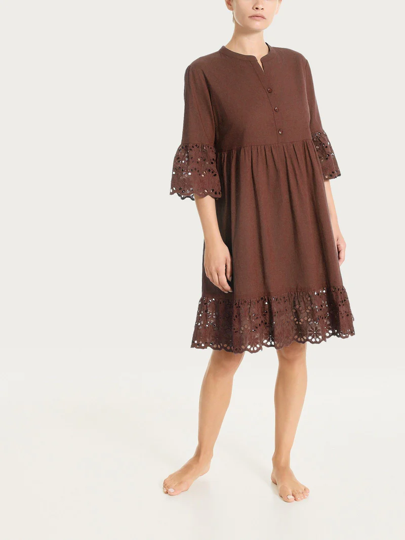 ABITINO DONNA COLLO COREANA DS91DG CHOCOLATE FONDANT