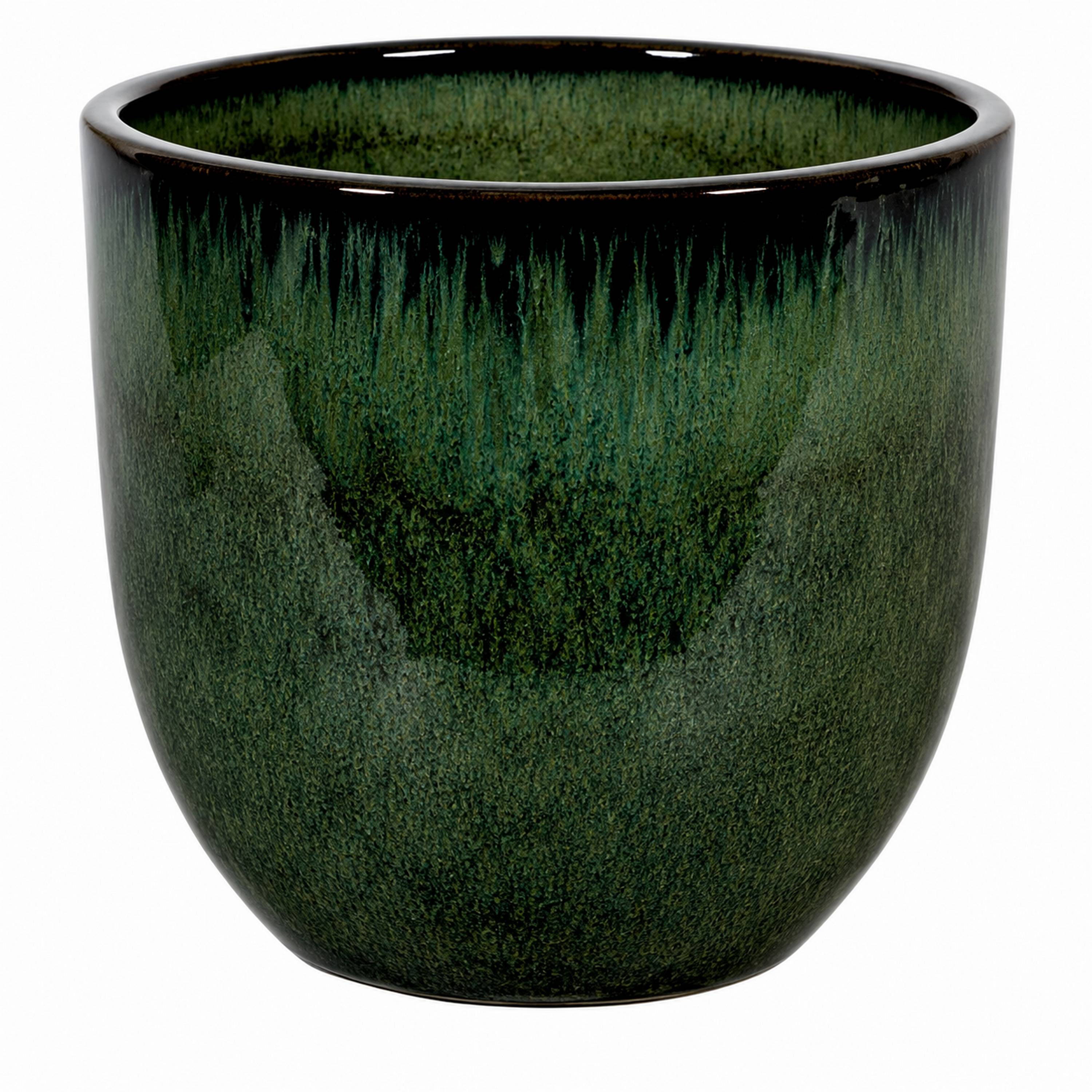 VASO CERAMICA SHANGAI M 38X34H VERDONE