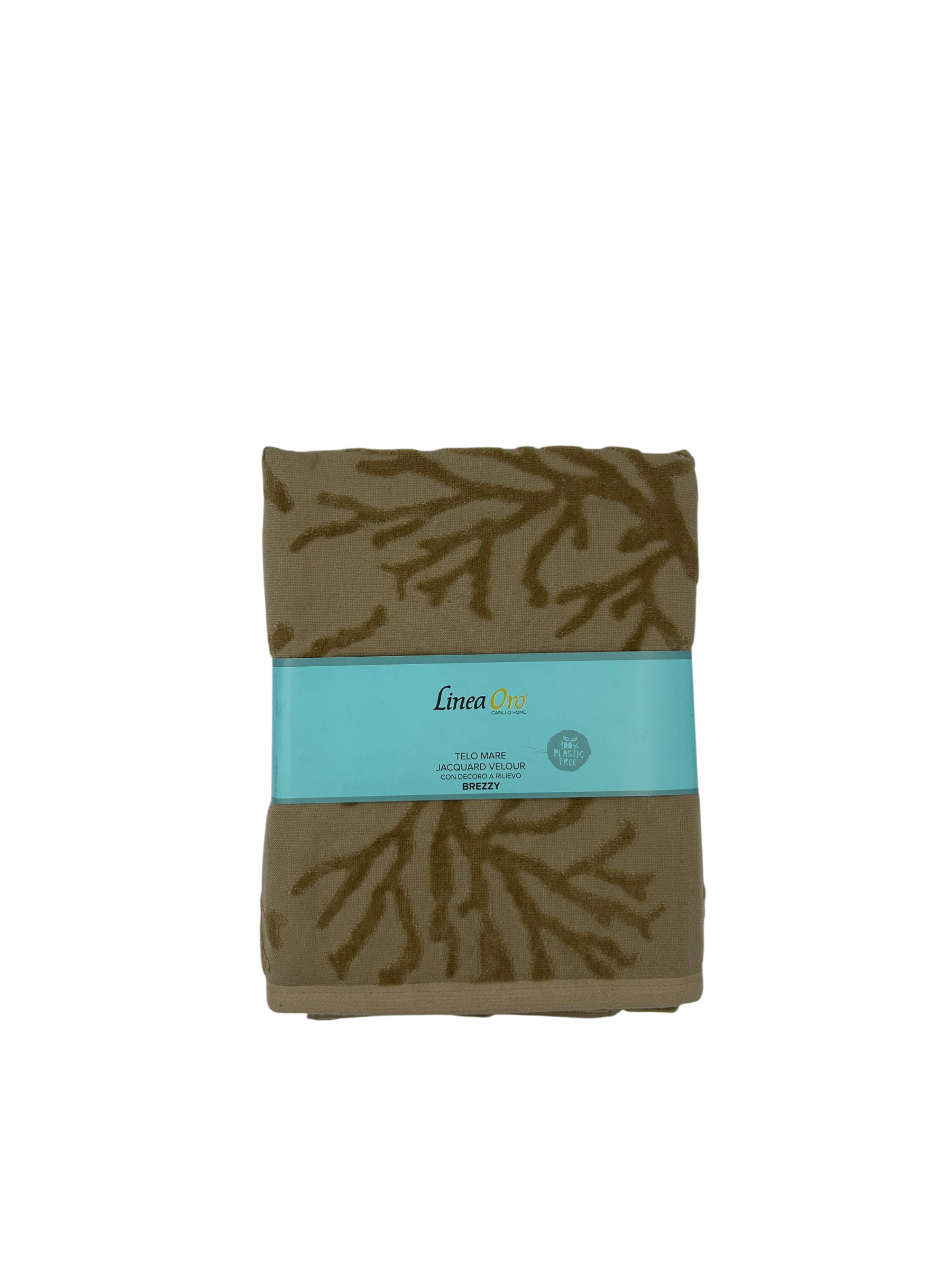 BREZZY TELO MARE VELOUR C/DECORO BF0222 BEIGE