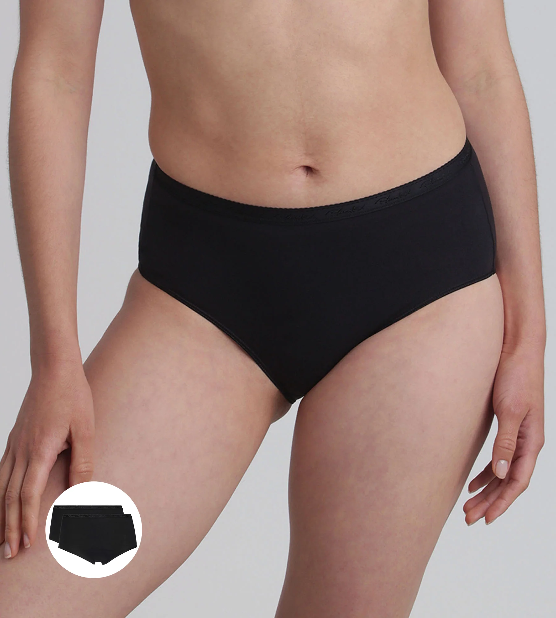 SLIP MIDI 2PZ PLAYTEX AP09G0 AP00AZK NERO