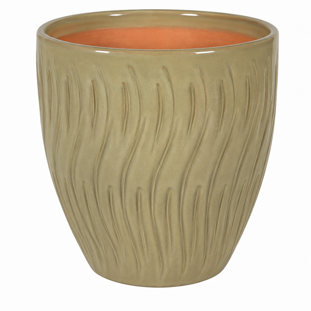VASO CERAMICA CORSICA L D31X30,5H TERRA