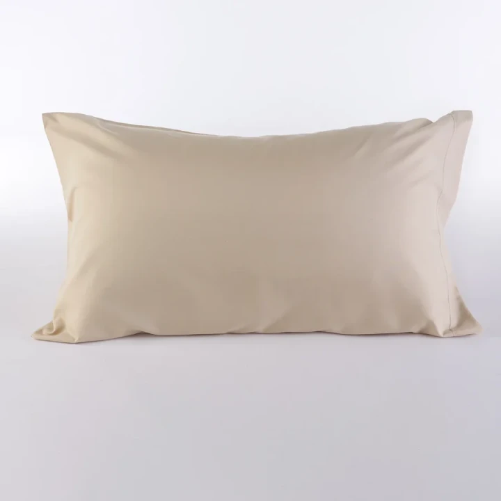 NO STIRO - MORE TIME COPPIA 2 FEDERE ILBLUBIANCHERIA BEIGE