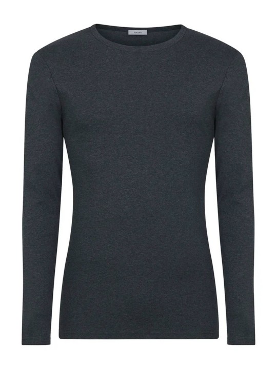 MAGLIA TERMICA 100% COTONE  MANICA LUNGA U801A9 RAGNO PIOMBO MELANGE