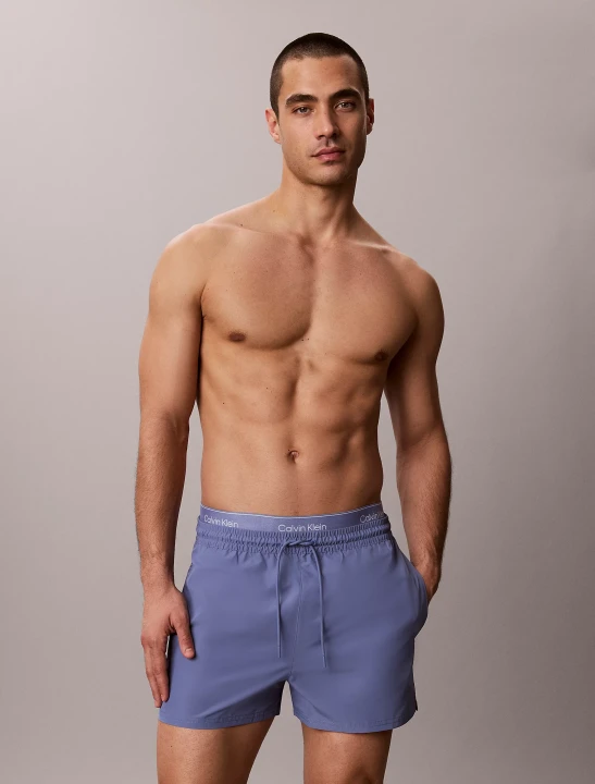 COSTUME DA BAGNO UOMO N61024 CALVIN KLEIN BLUE TULIP