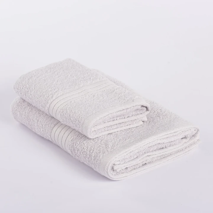 LIVING SET ASCIUGAMANI 1+1 VIA ROMA, 60 SS0035 GHIACCIO