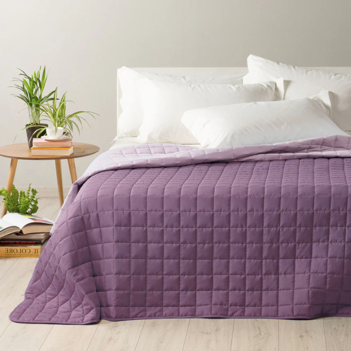 TRAPUNTINO PRIMAVERILE MATRIMONIALE SUPER PROMO ILBLUCASA VIOLA