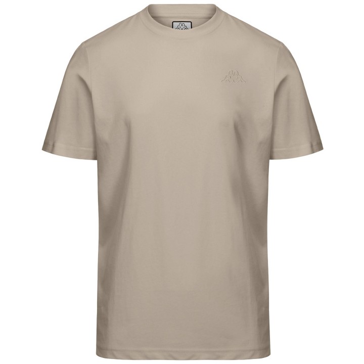 MAGLIA MANICA CORTA SLIM FIT 304J150 KAPPA BEIGE FOG