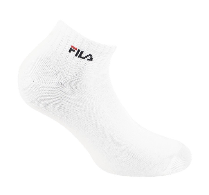 CALZA QUARTER FILA UNISEX 3PZ F4455 WHITE