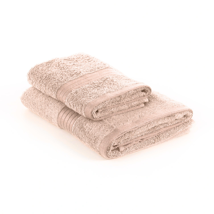 LIVING SET ASCIUGAMANI 1+1 VIA ROMA, 60 SS0035 ROSA NUDE