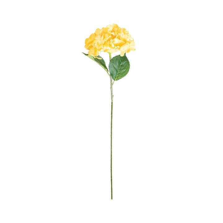 ORTENSIA ROSA IN EVA, PLASTICA E METALLO H.61 cm COLORI ASSORTITI GIALLA