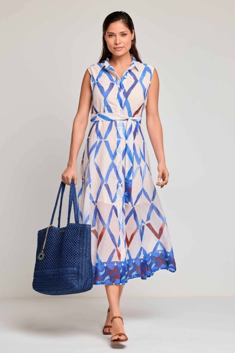 ZINNIA BEACH SHOULDER BAG DB26-B02 NAVY BLU