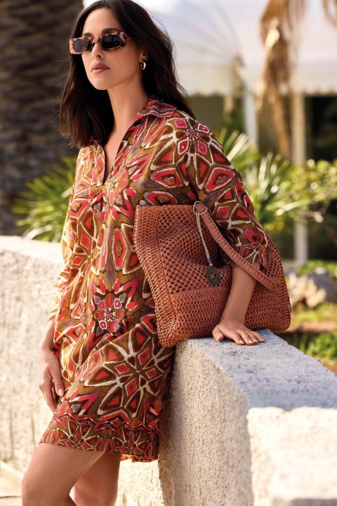 ZINNIA BEACH SHOULDER BAG DB26-B02 ORANGE