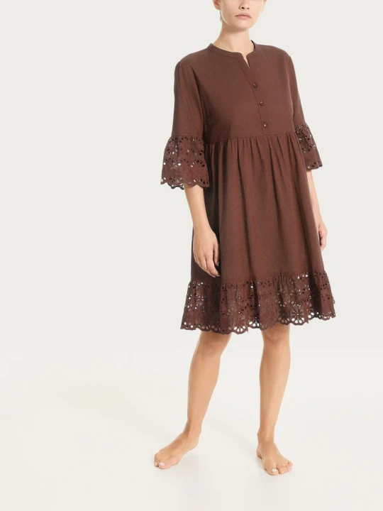 ABITINO DONNA COLLO COREANA DS91DG CHOCOLATE FONDANT