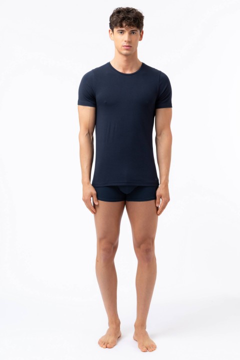T-SHIRT MANICA CORTA GIROCOLLO FILA FU5002 NAVY