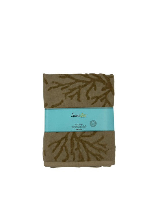 BREZZY TELO MARE VELOUR C/DECORO BF0222 BEIGE