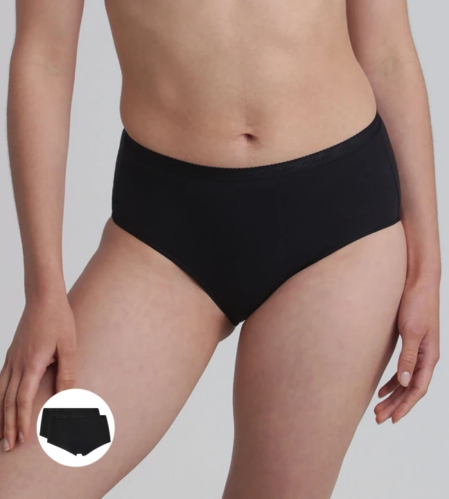 SLIP MIDI 2PZ PLAYTEX AP09G0 AP00AZK NERO