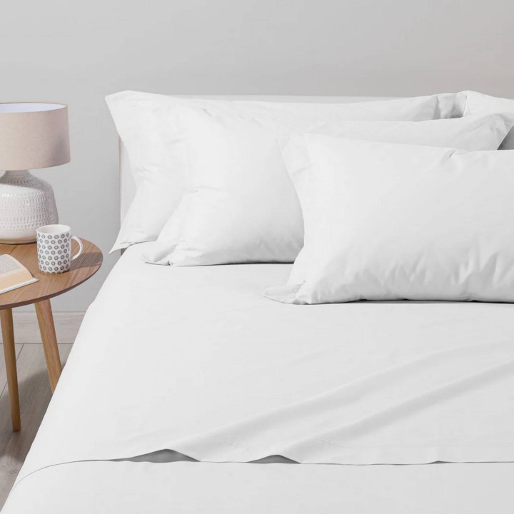 BASIC COLLECTION COMPLETO LENZUOLA MATRIMONIALE ILBLUCASA BIANCO