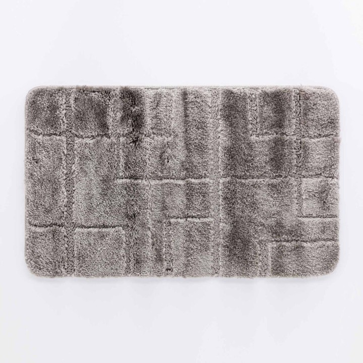 AGUA TRIS TAPPETO BAGNO AV0021 LINEAORO GRIGIO