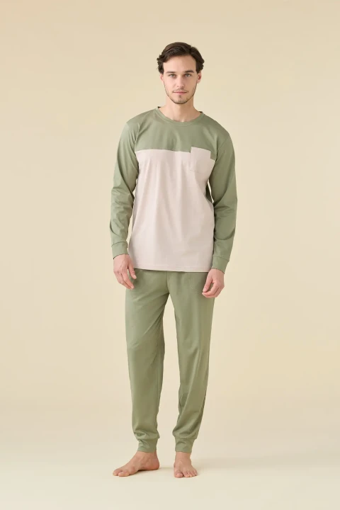 PIGIAMA UOMO COTONE MANICA LUNGA FC003242 MOON LIGHT