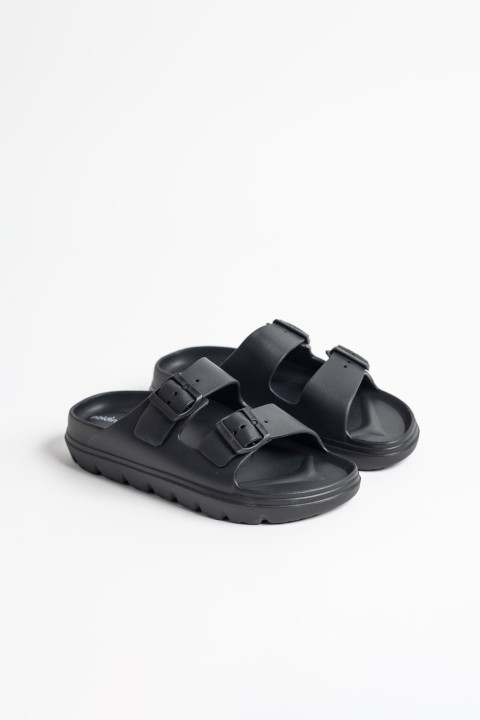 CIABATTA DONNA GOMMA PF003234 NOIDINOTTE BLACK