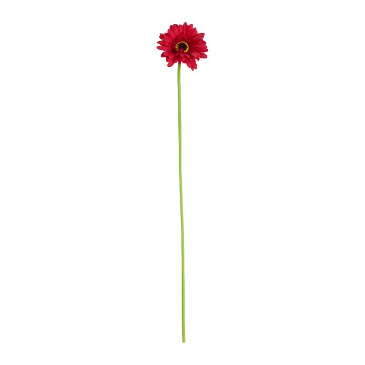 GERBERA IN POLIESTERE E PLASTICA H.60 cm COLORI ASSORTITI ROSSO