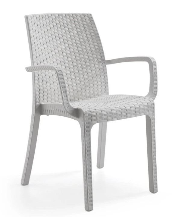 SEDIA INDIANA ART 9093 ILBLUGARDEN BIANCO