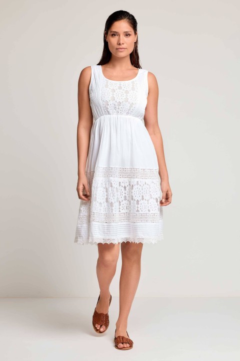 PONZA ABITO DONNA DAVID DB26-008 WHITE