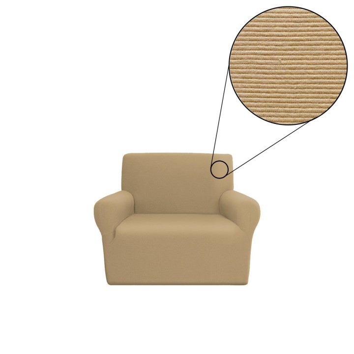 YES COPRIPOLTRONA ELASTICIZZATO LINEAORO CREMA