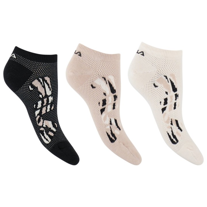 CALZA INVISIBILE DONNA FILA 3PZ F6150 CAPPUCCIO