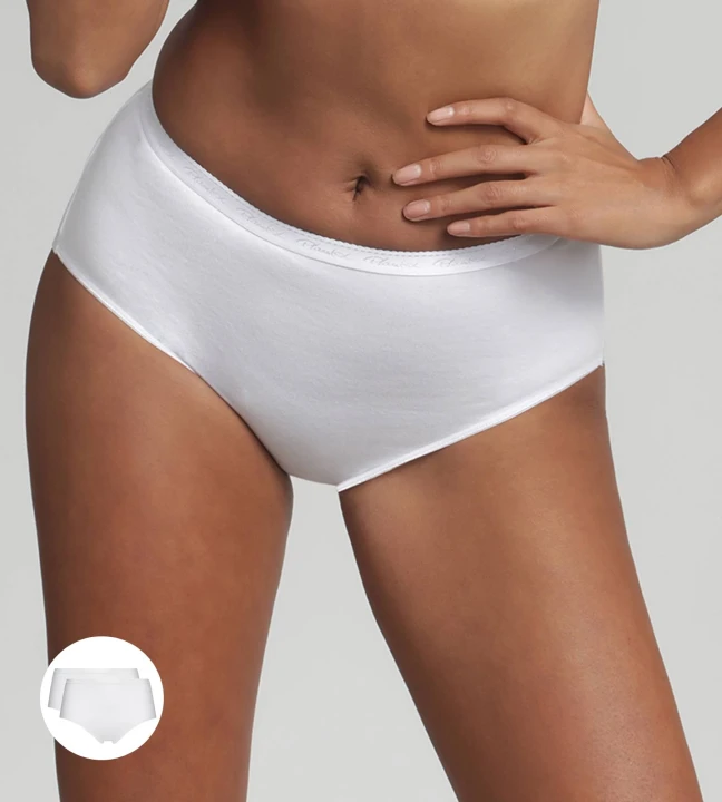 SLIP MIDI 2PZ PLAYTEX AP09G0 AP00AZK BIANCO