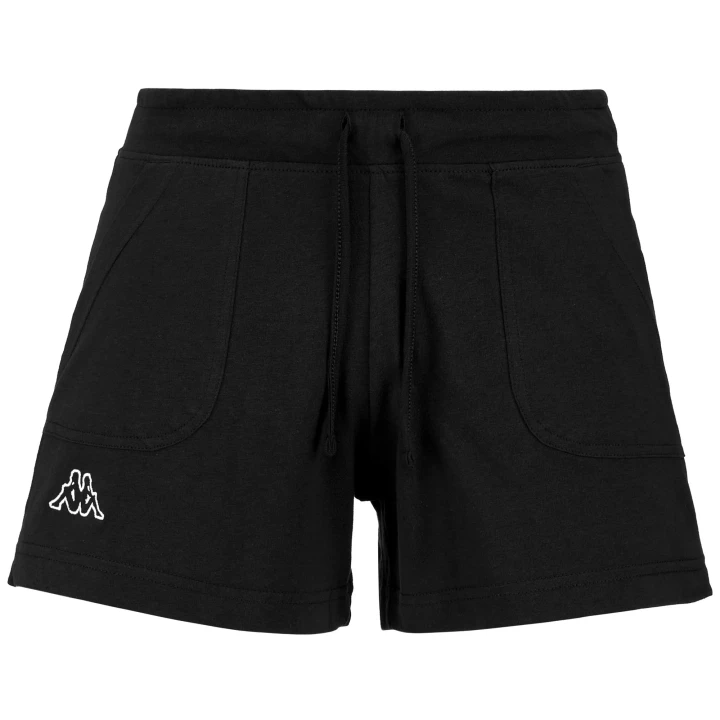 PANTALONCINI SPORTIVI DONNA KAPPA 303H0Q0 BLACK