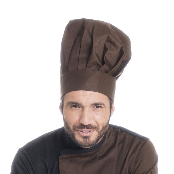 CAPPELLO CUOCO REGOLABILE C007C MARRONE
