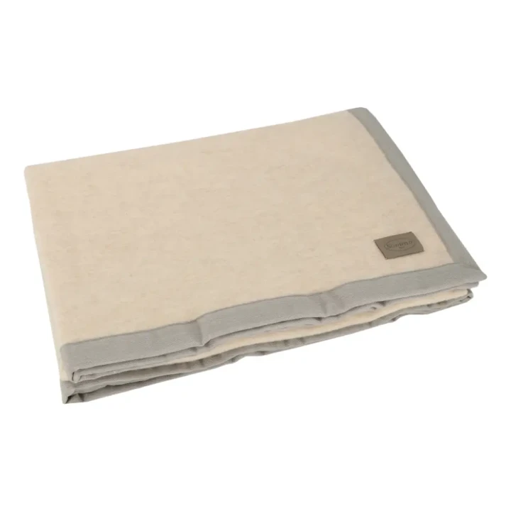 ORISSA COPERTA DI LANA MATRIMONIALE 230X270CM SOMMA ECRU'