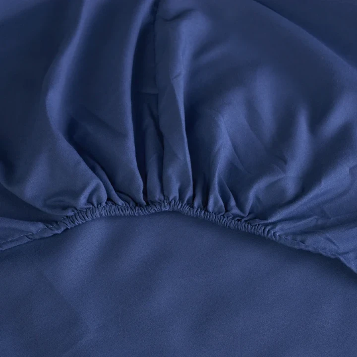 NO STIRO - MORE TIME SOTTO CON ANGOLI MATRIMONIALE ILBLUBIANCHERIA BLU