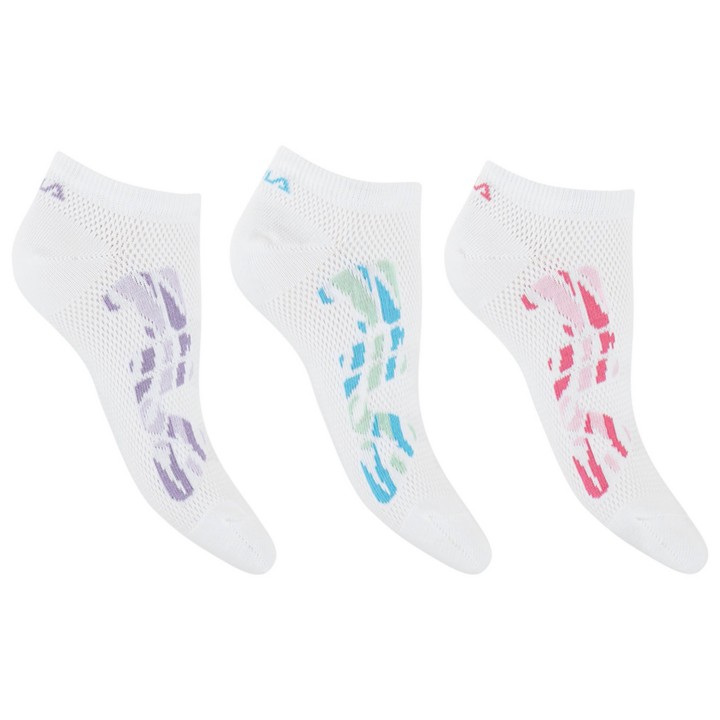 CALZA INVISIBILE DONNA FILA 3PZ F6150 WHITE