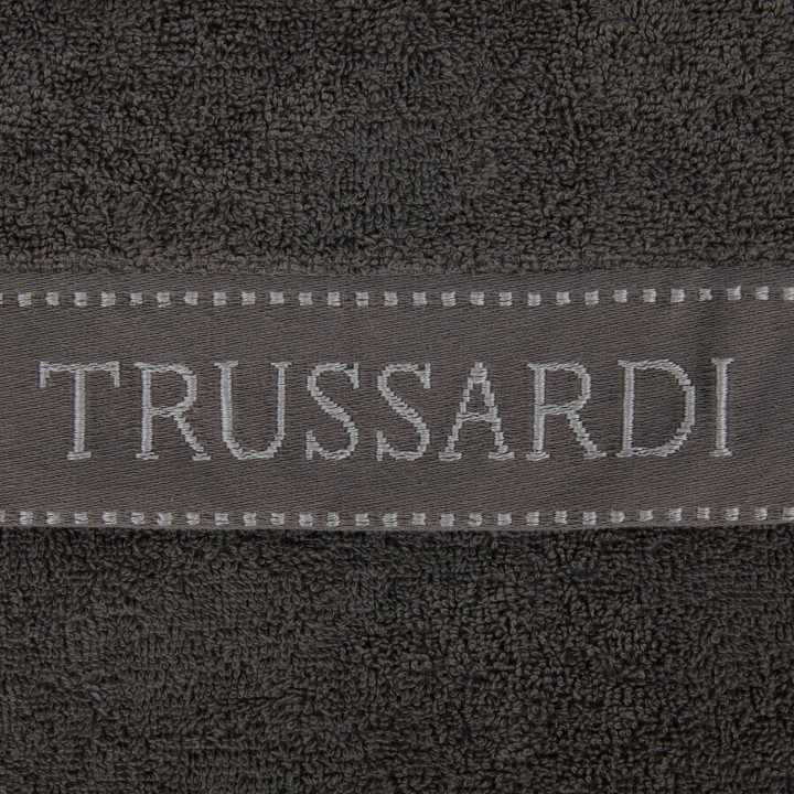RIBBON TELO BAGNO TRUSSARDI GRIGIO ANTRACITE