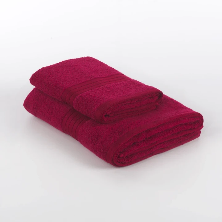 LIVING SET ASCIUGAMANI 1+1 VIA ROMA, 60 SS0035 BORDEAU