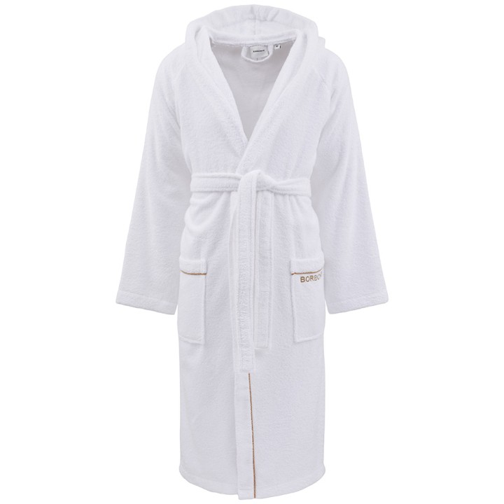 FINE OP ACCAPPATOIO IN SPUGNA UNISEX BORBONESE BIANCO