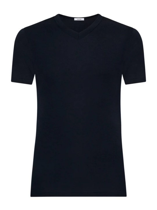 MAGLIA WSK MEZZA MANICA SCOLLO A V RAGNO 601598 BLU