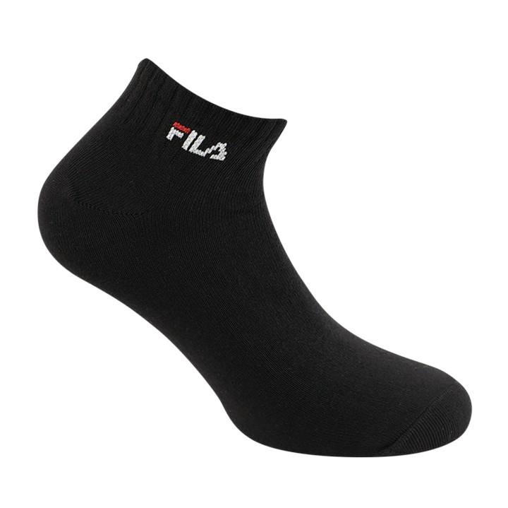 CALZA QUARTER FILA UNISEX 3PZ F4455 BLACK