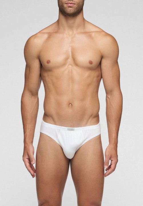 MINISLIP 100%COT.FIANCO BASSO 1244 UOMO BIANCO