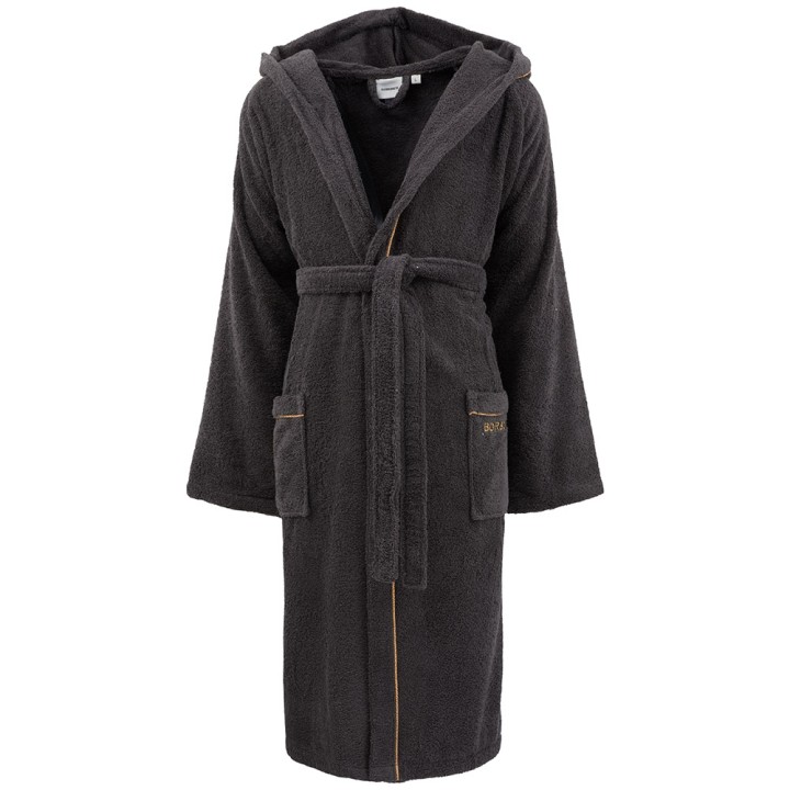 FINE OP ACCAPPATOIO IN SPUGNA UNISEX BORBONESE GRIGIO FERRO