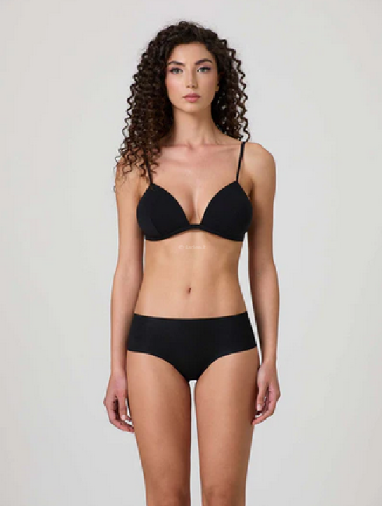 PANTY TAGLIO LASER CONFEZIONE 6 PZ JADEA 8003 NERO