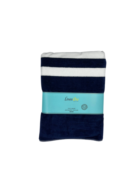 SEAN TELO MARE VELOUR CM 86X160 BF0245 BLU NAVY