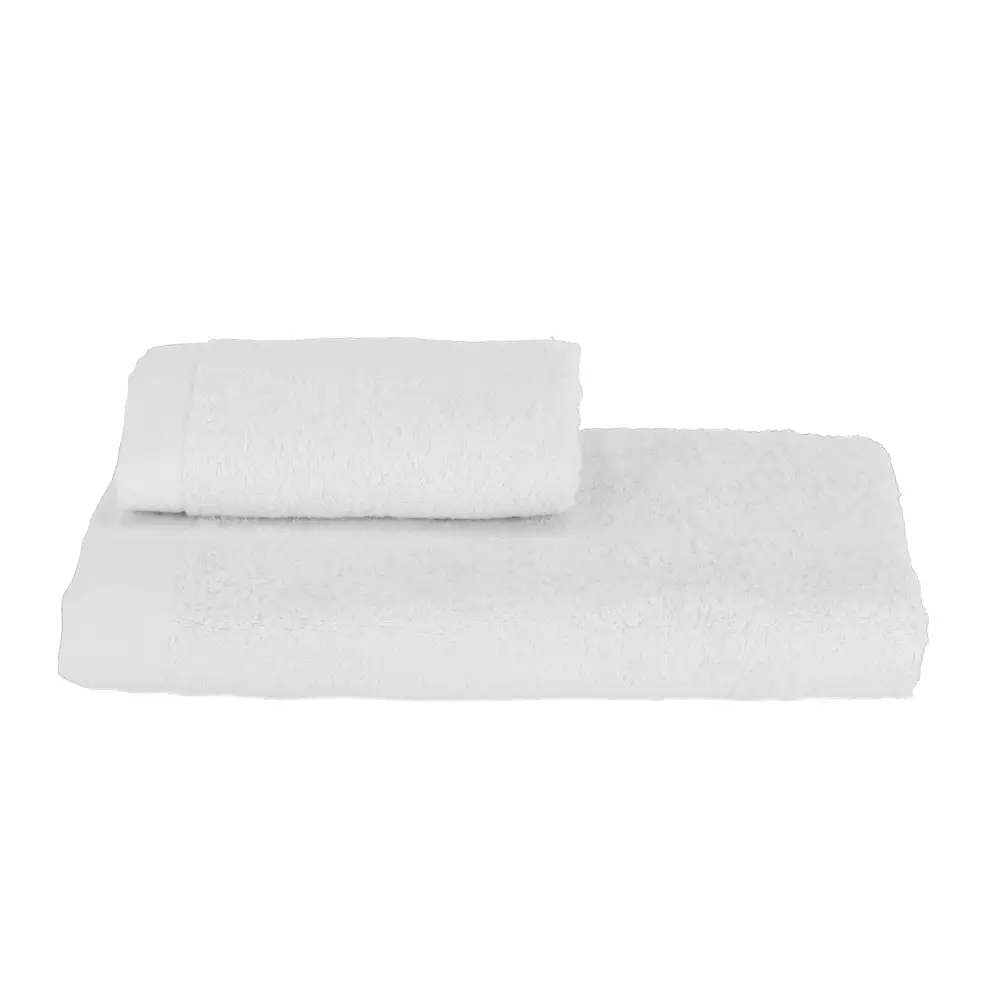 ORIGAMI LUXURY SET ASCIUGAMANI 1+1 SOMMA 16873 BIANCO